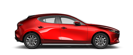 Mazda3 berline compacte rouge vibrant