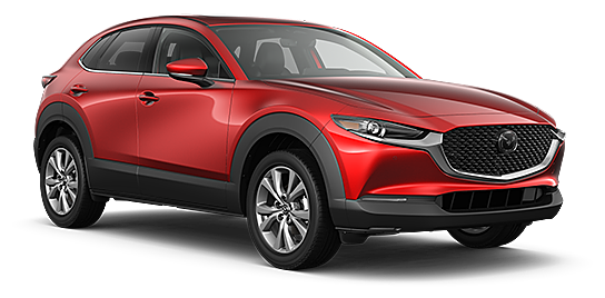 Mazda CX-30 GT rouge vibrant cristal métallisé 